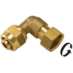 CENTRALE BRICO Raccord Té égal à compression laiton F 15 x 21 pour tube en per