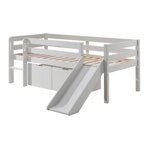Paris Prix Pack - Lit Enfant Surélevé & 2 Tiroirs  Pino  Blanc