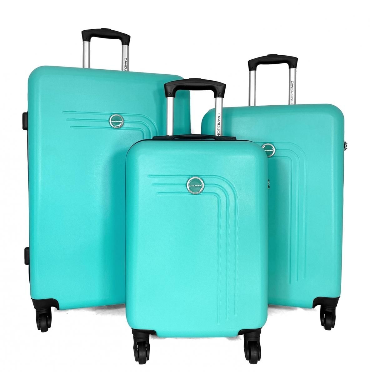 David Jones Lot 3 valises rigides dont 1 valise cabine
