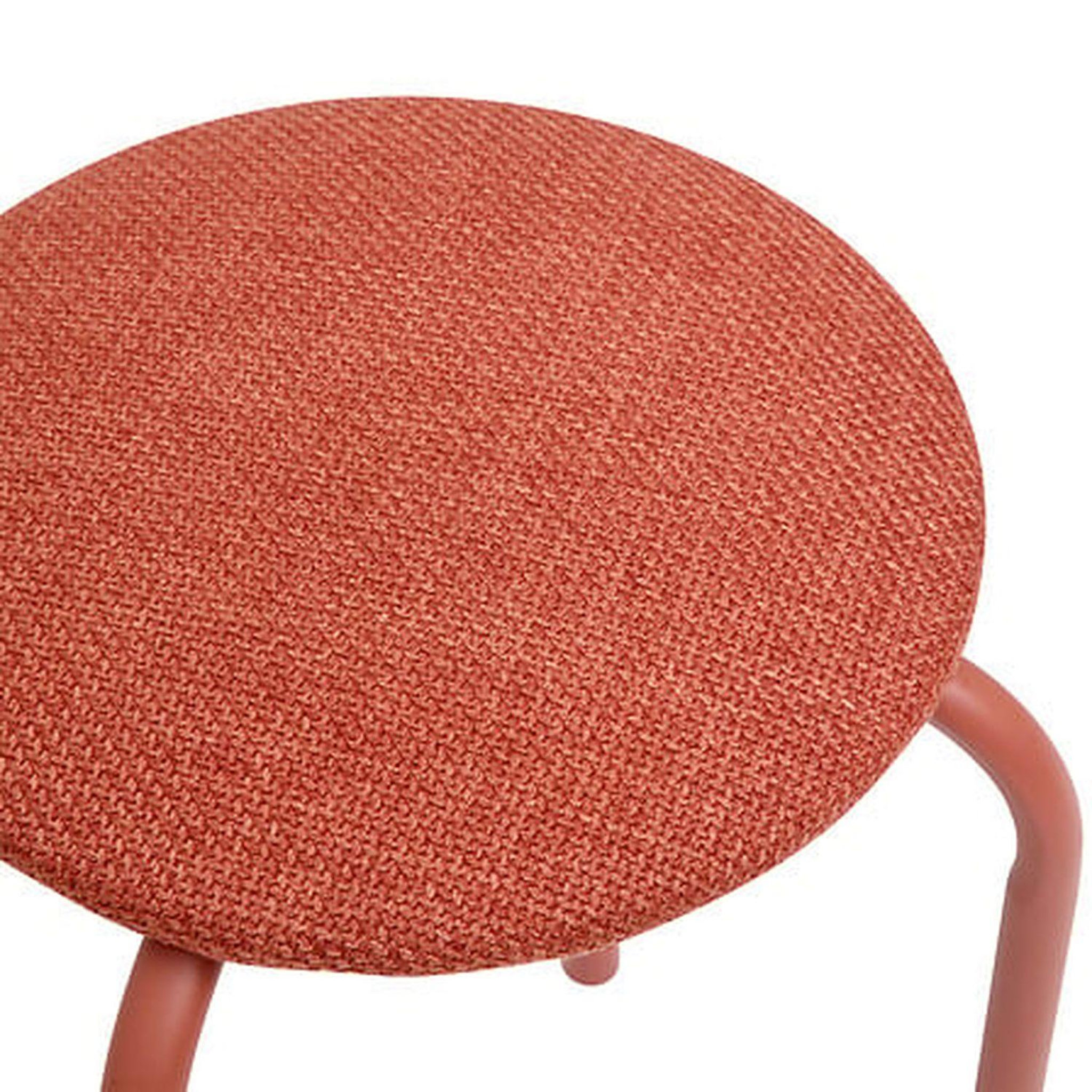 Voir la diapositive 4 : FIVE Tabouret d'appoint en métal et tissu chiné FLEXY