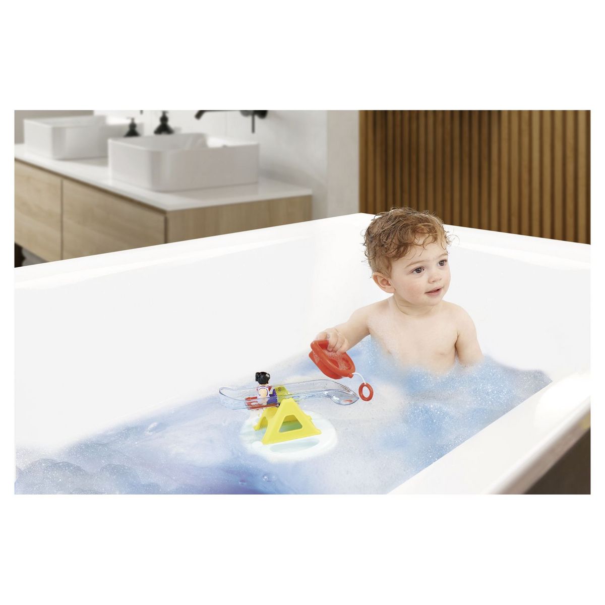 PLAYMOBIL 70635 - Ilôt avec toboggan aquatique