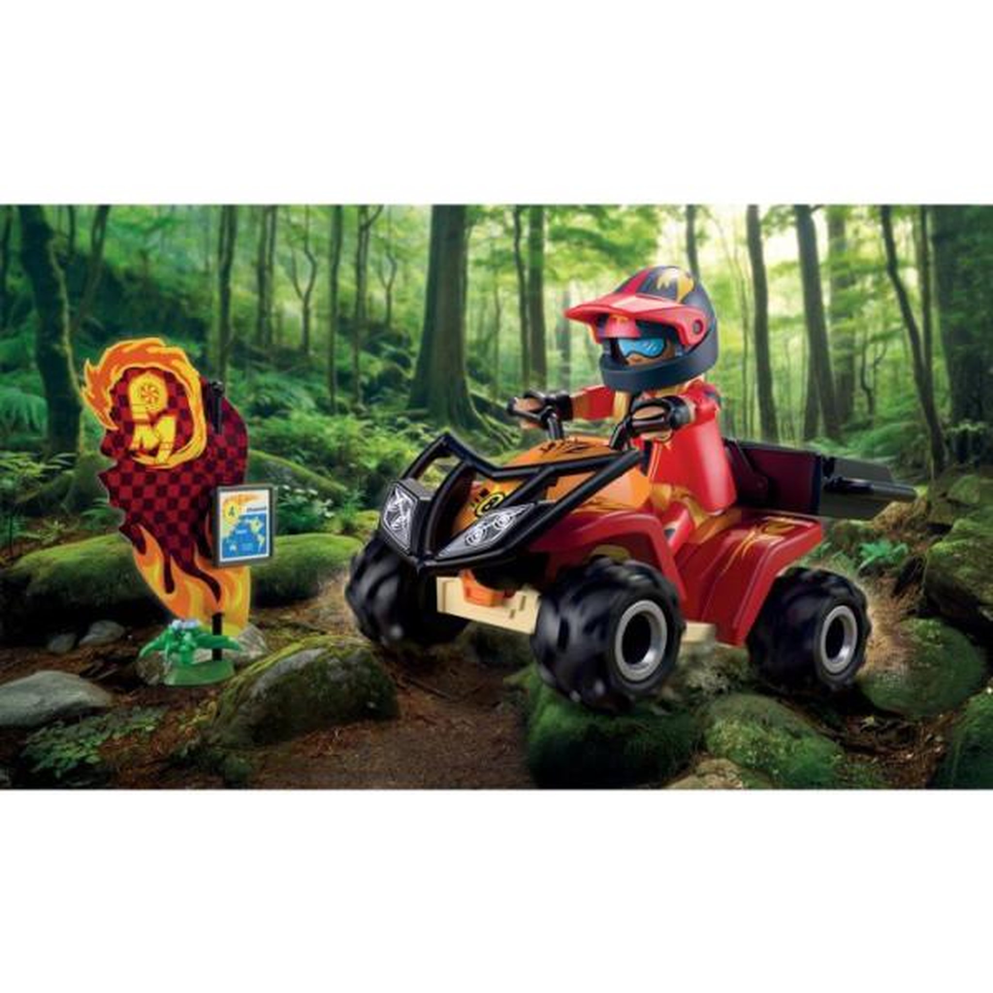 Voir la diapositive 2 : PLAYMOBIL Playmobil 72064 Quad tout-terrain