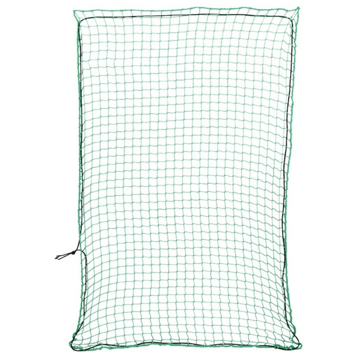 VIDAXL Filet pour remorque avec corde elastique vert 2,2x1,5 m PP