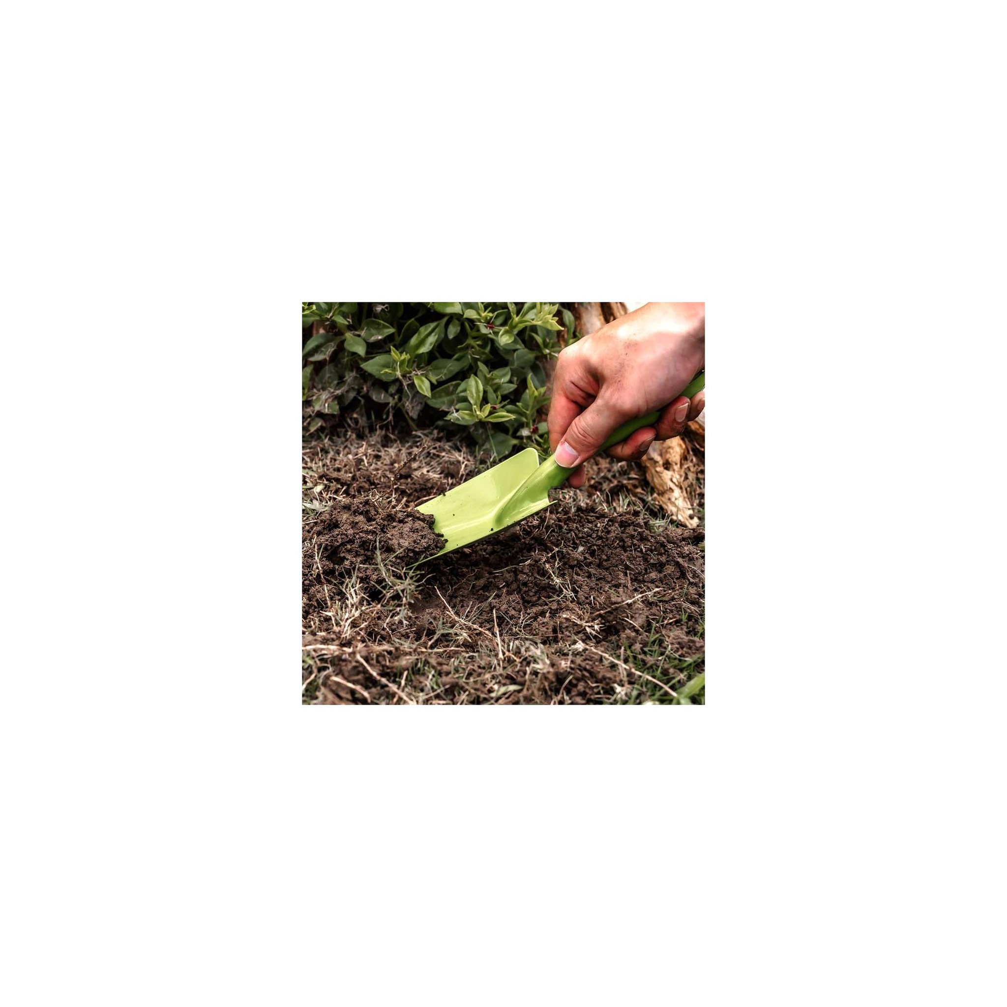 Voir la diapositive 3 : SUAN Transplantoir pour jardinage - suan - en acier - dimensions : 26 x 6 cm