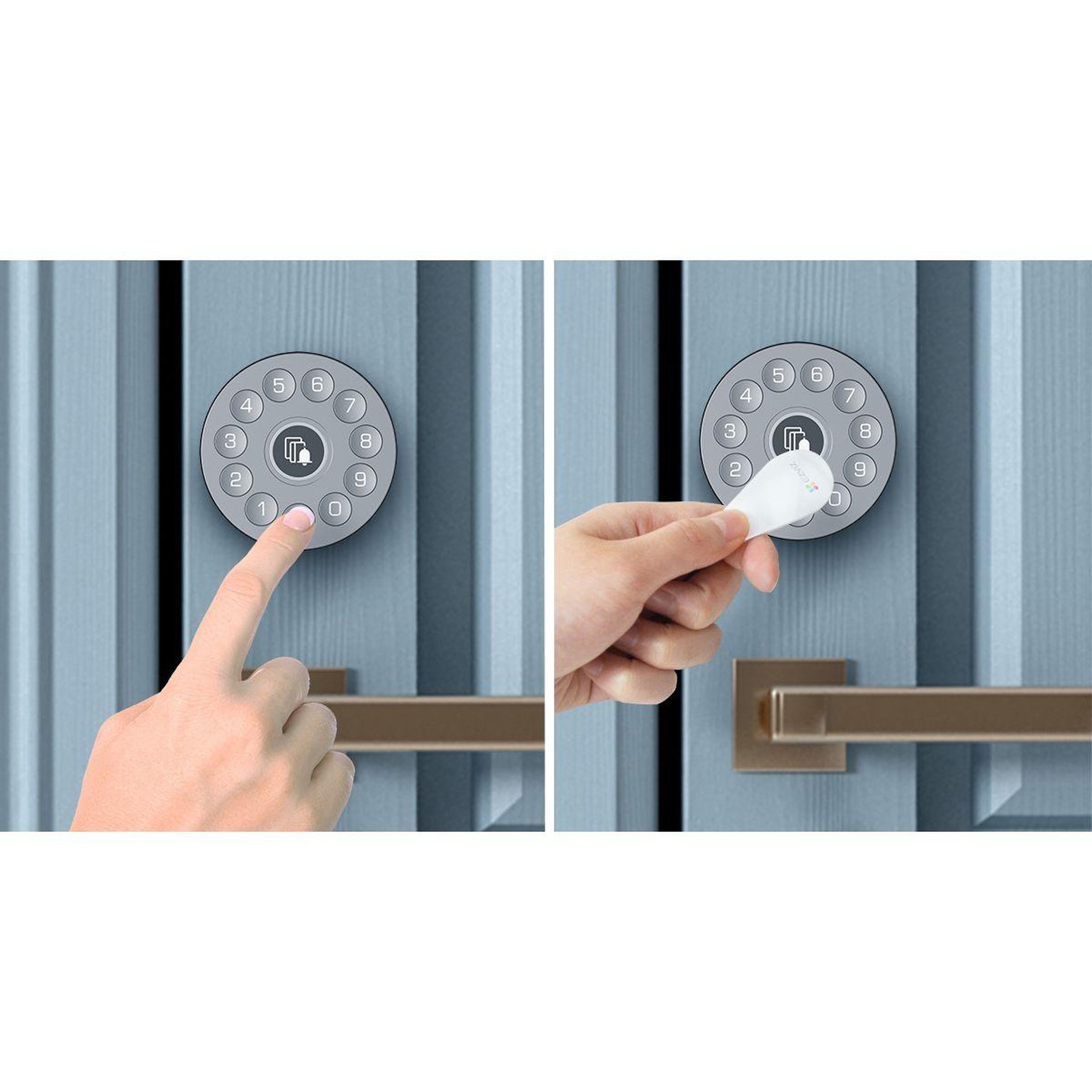 Voir la diapositive 3 : EZVIZ Serrure connectée DL01S DIY LOCK + Clavier avec sonnette