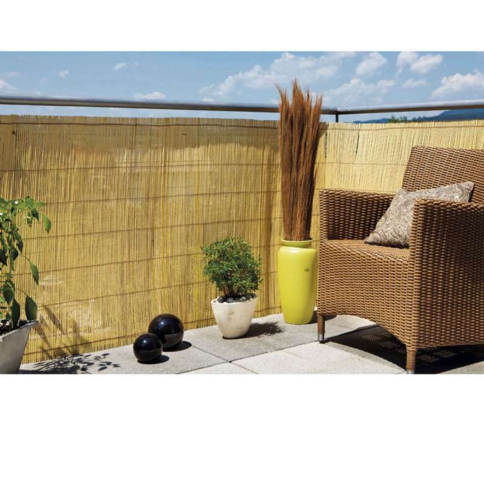 Voir la diapositive 3 : Windhager Brise vue Madagascar sable 1,5 x 3 m