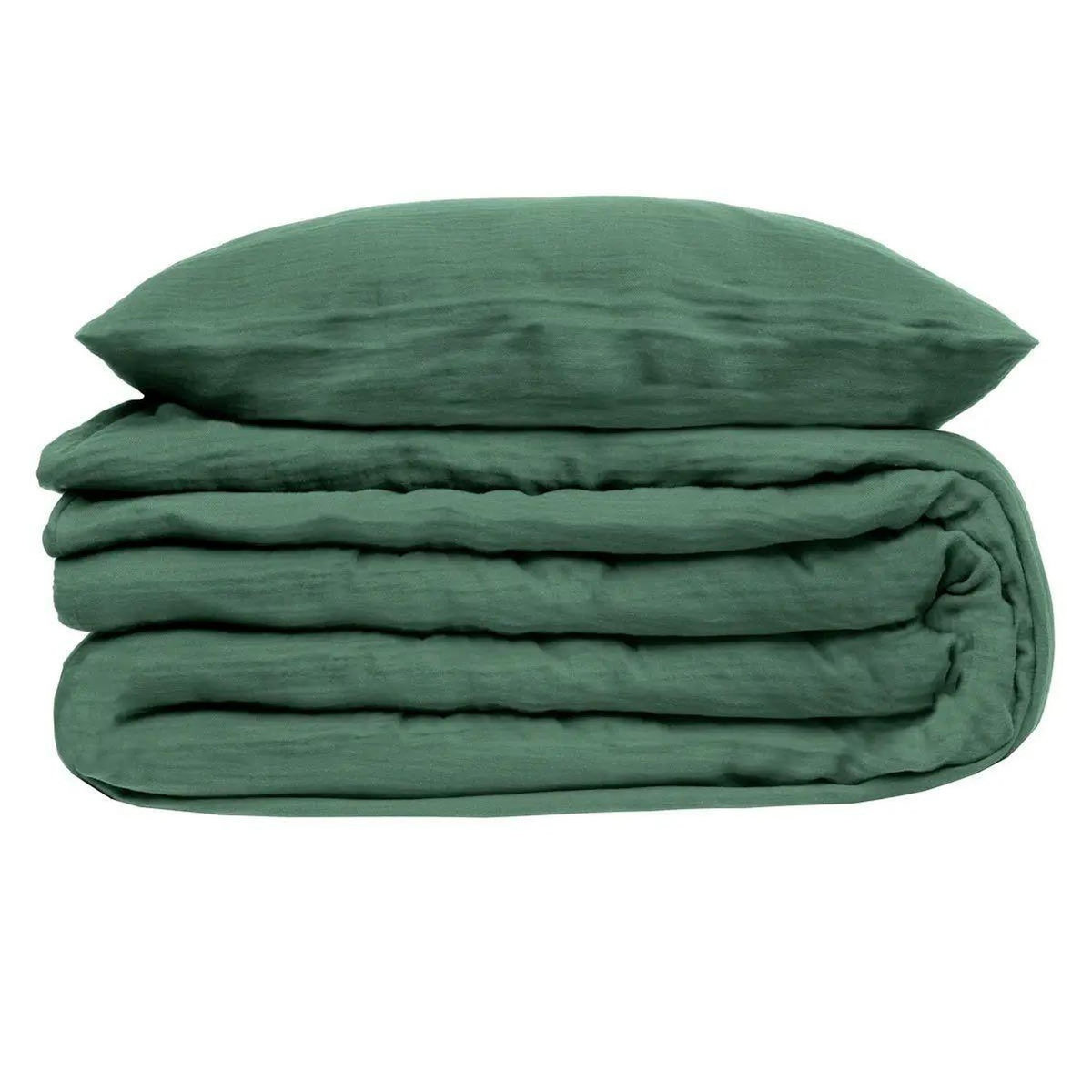 ATMOSPHERA Parure de lit en doublure Gaze de coton