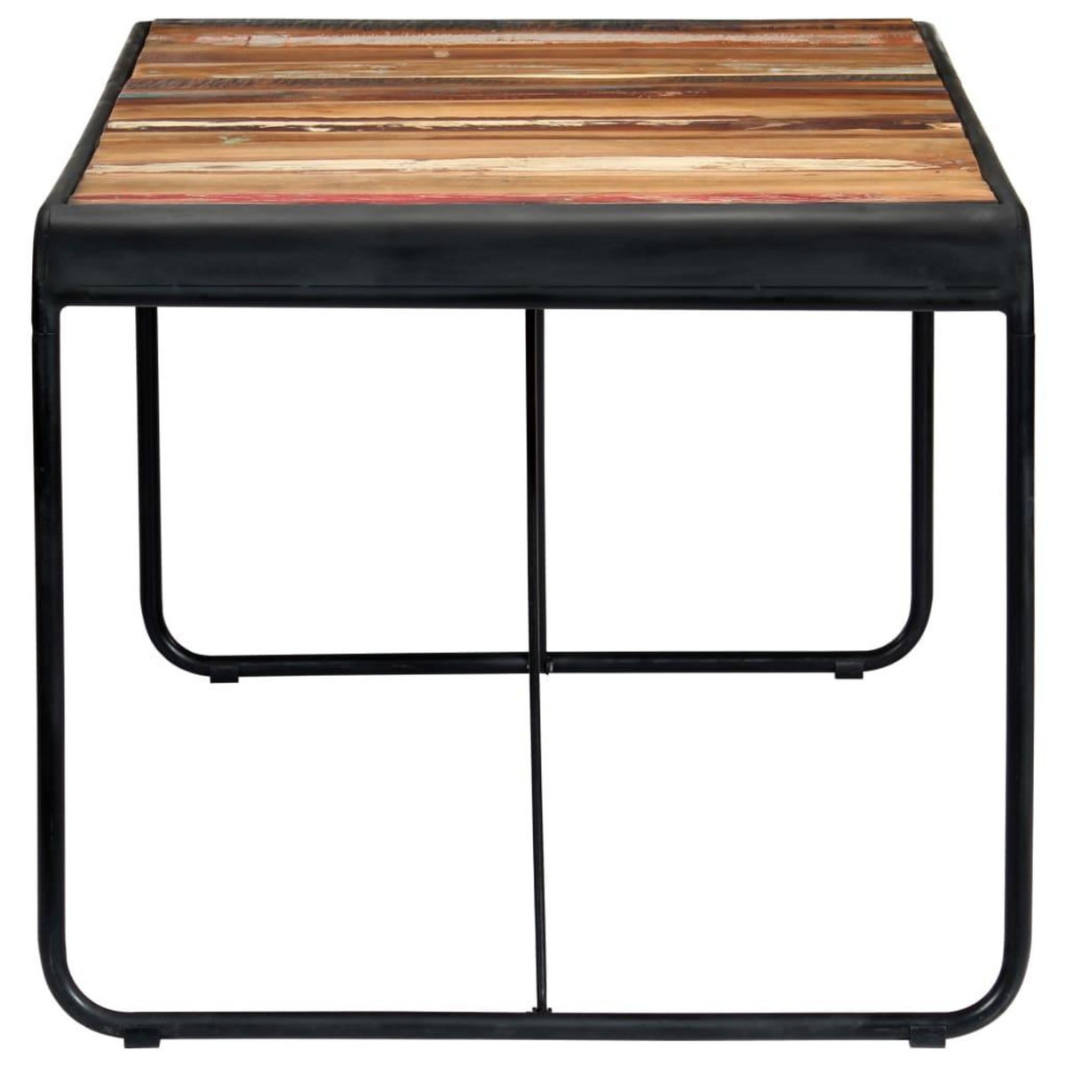 VIDAXL Table a manger 180x90x76 cm Bois de recuperation massif