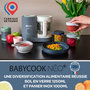Voir la diapositive 3 : BEABA Mixeur Cuiseur Bébé Babycook Neo Gris Mineral