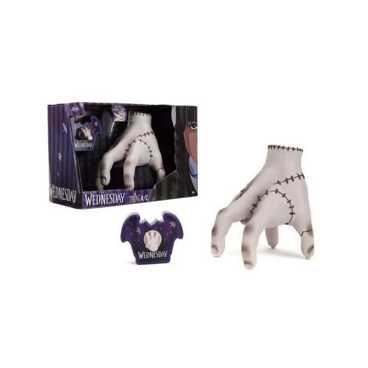 JACQUELINE RIU Jada - Smoby - La Chose de la série Mercredi - Télécommandée - 18cm - Des 8ans