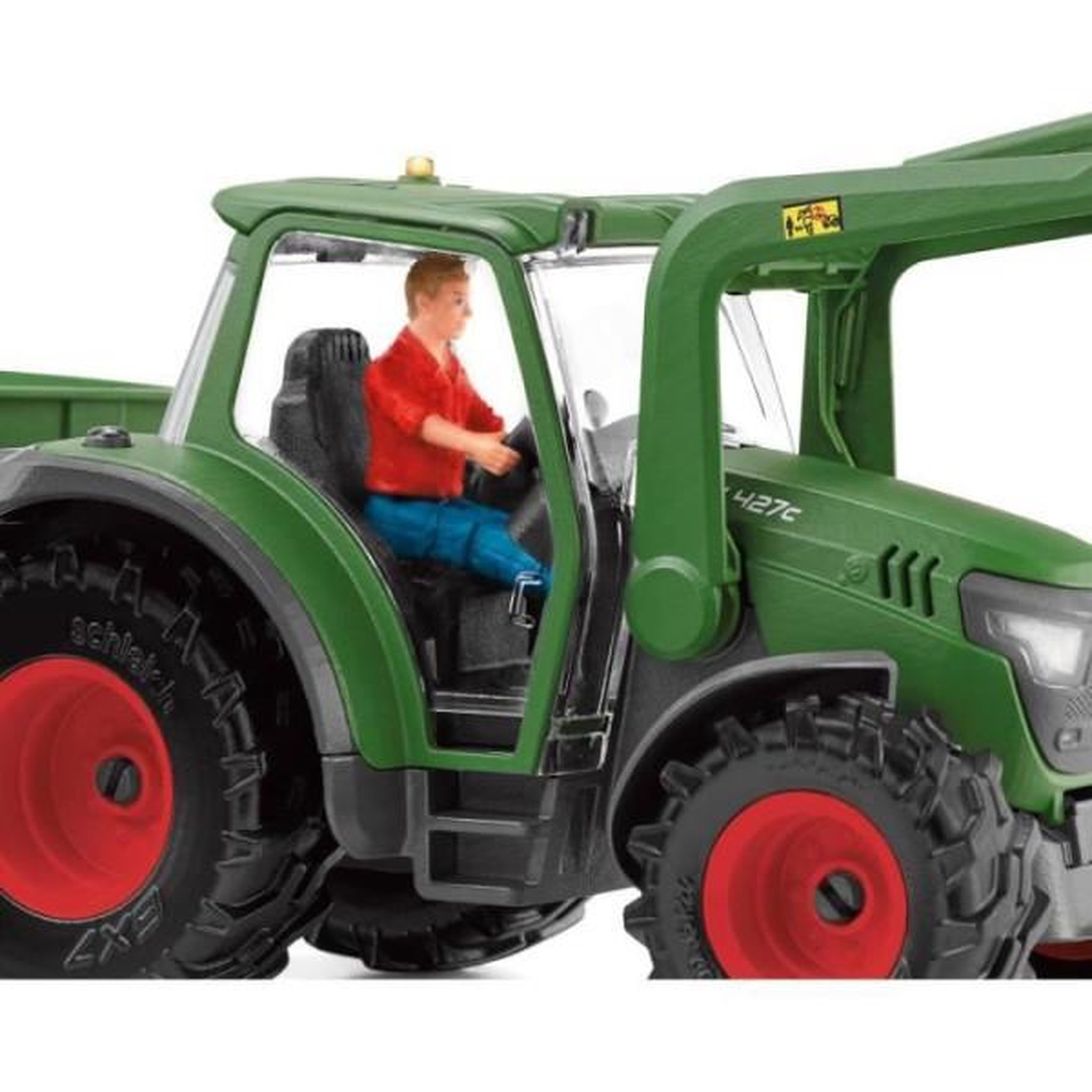 Voir la diapositive 6 : Schleich SCHLEICH - Tracteur avec remorque - 42608 - Gamme Farm World
