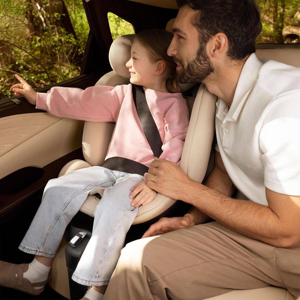 KINDERKRAFT Siège auto isofix enfant réglable