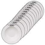 ATMOSPHERA Lot de 12 assiettes à pâtes  Bistrot des gourmands  - Blanc