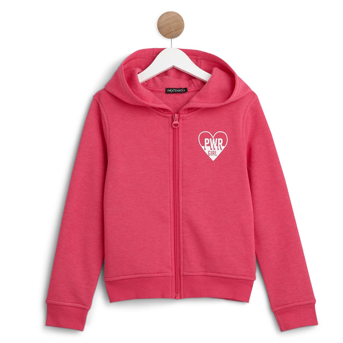 IN EXTENSO Sweat de sport zippé à capuche fille