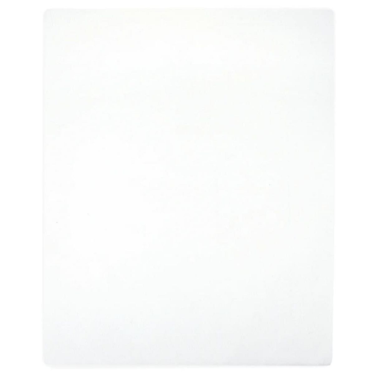 VIDAXL Drap-housse Jersey Blanc 90x200 cm Coton