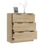 Voir la diapositive 4 : VIDAXL Buffet Chêne sonoma 60x30x70 cm Bois d ingénierie