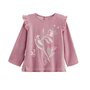 Voir la diapositive 2 : Petit Béguin Pyjama enfant 2 pièces en velours rose Louisa