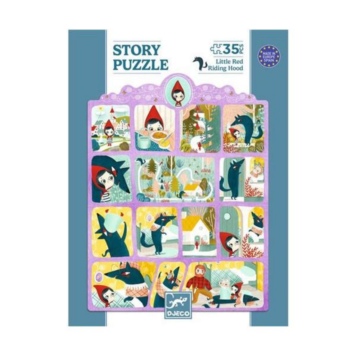Djeco Puzzle 35 pièces Djeco Le Petit Chaperon Rouge