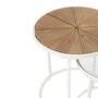 Voir la diapositive 4 : Paris Prix Lot de 2 Tables d'Appoint Gigognes  Lounge  50cm Blanc