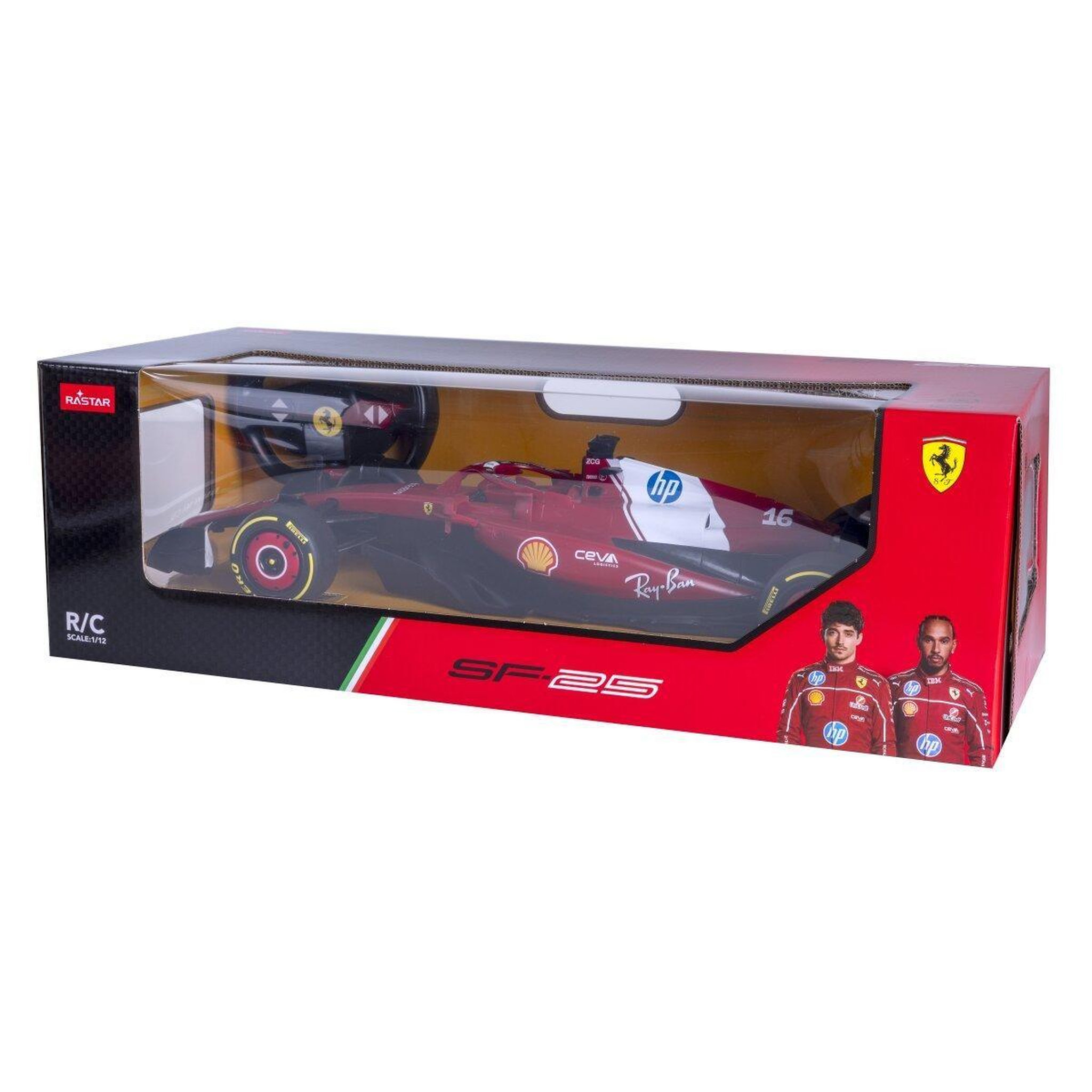 Voir la diapositive 3 : Jamara Voiture télécommandée ferrari sf-25 1:12 rouge 2,4ghz