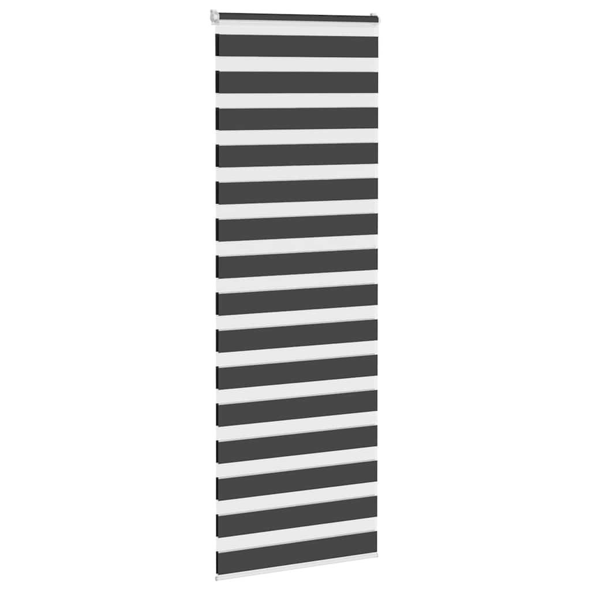 Voir la diapositive 3 : VIDAXL Store zebre noir 75x200 cm largeur du tissu 70,9 cm polyester
