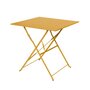 Voir la diapositive 1 : SWEEEK Table jardin bistrot pliable - Emilia carrée - Table carrée 70x70cm en acier thermolaqué