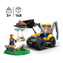Voir la diapositive 4 : LEGO City 60385 La pelleteuse de chantier, Jouet Engin de Chantier, Jeu de Construction de Véhicules