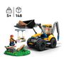 Voir la diapositive 4 : LEGO City 60385 La pelleteuse de chantier, Jouet Engin de Chantier, Jeu de Construction de Véhicules
