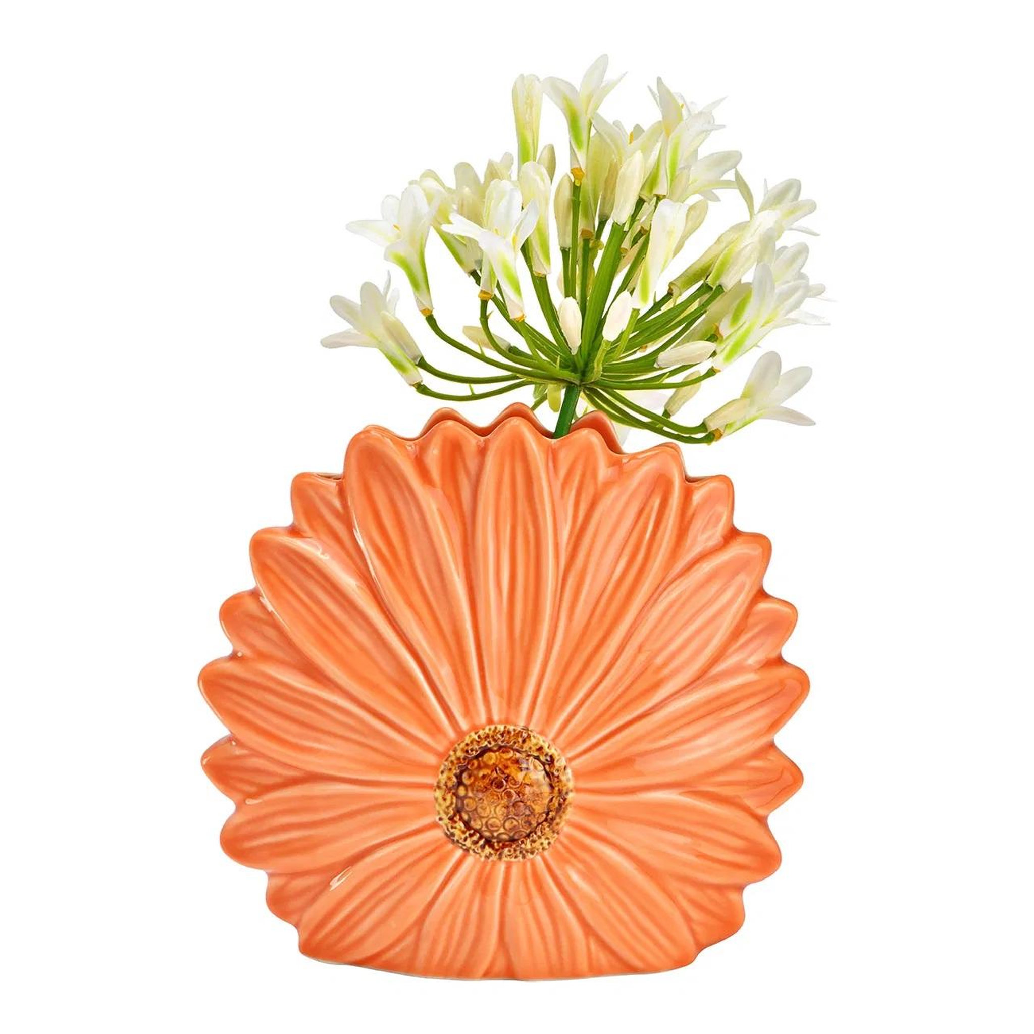 Voir la diapositive 2 : Eden Vase en forme de fleur design et moderne