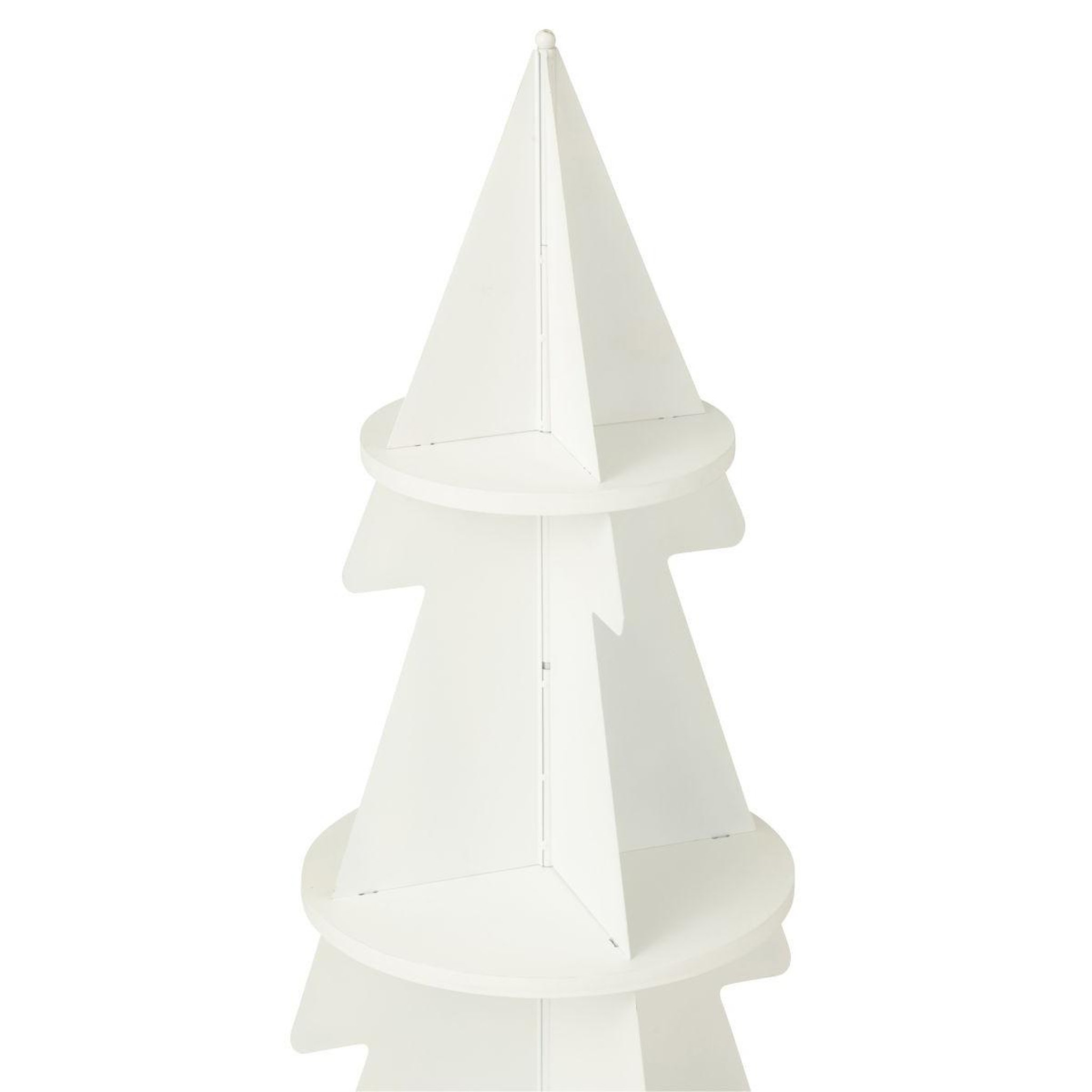 Voir la diapositive 2 : Paris Prix Étagère sapin 3 niveaux  xmas  120cm blanc