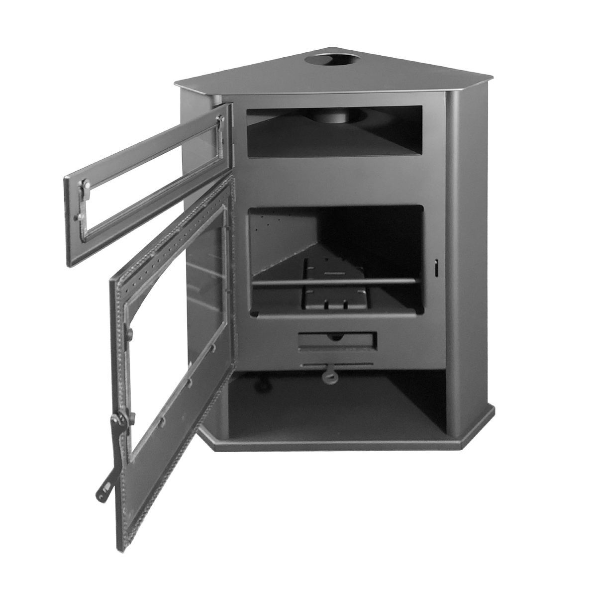 Juan Panadero Poêle à bois d'angle R2 Four Plus - 8Kw