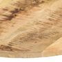Voir la diapositive 2 : VIDAXL Dessus de table Bois de manguier solide Rond 15-16 mm 50 cm