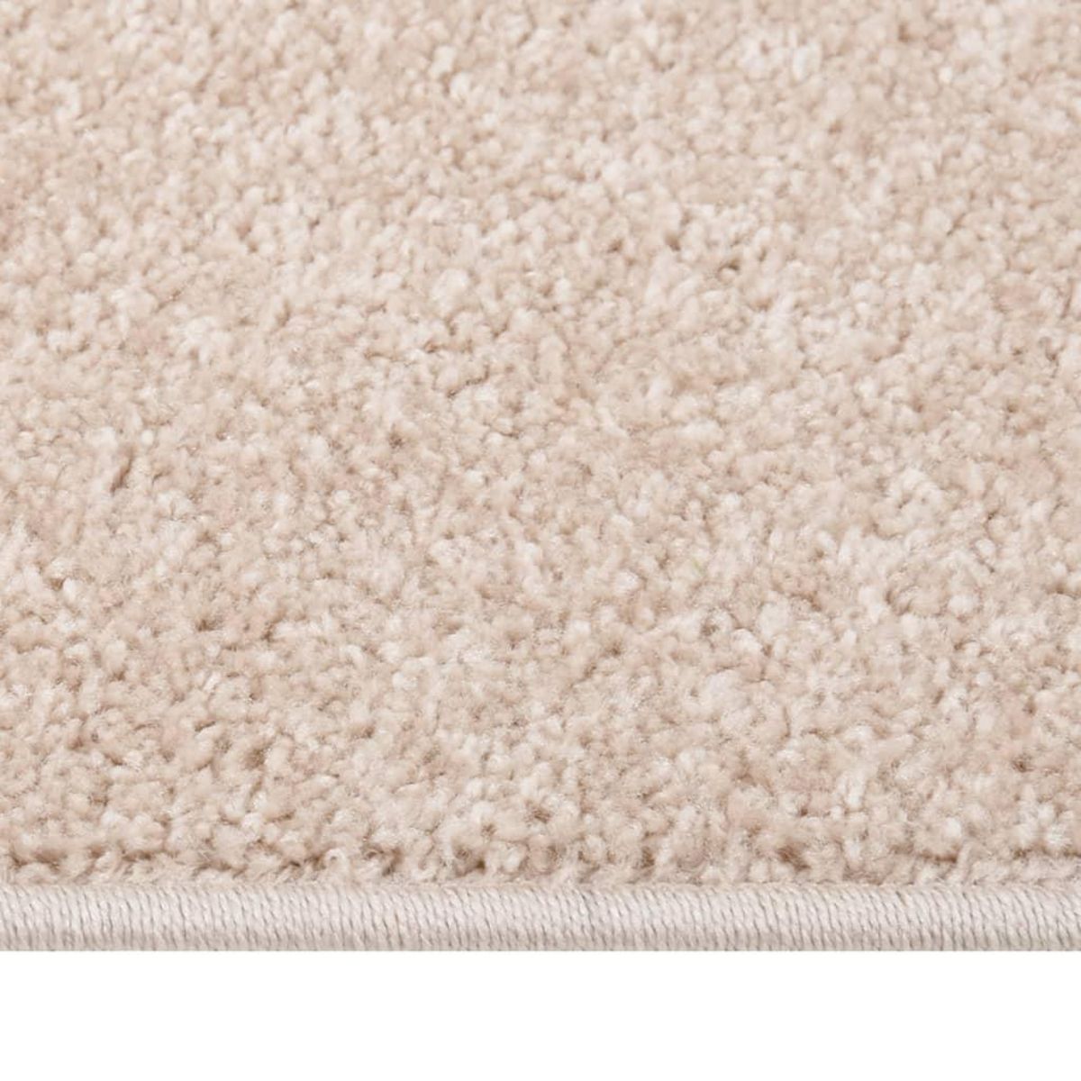 VIDAXL Tapis a poils courts 160x230 cm Beige fonce