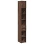 Voir la diapositive 2 : VIDAXL Armoire de rangement mince chene marron 30x42,5x225 cm