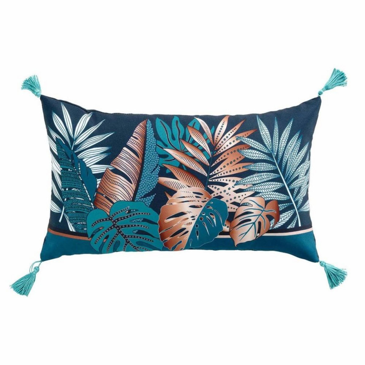 Douceur d'Intérieur Coussin pompons 30x50 cm Alianor