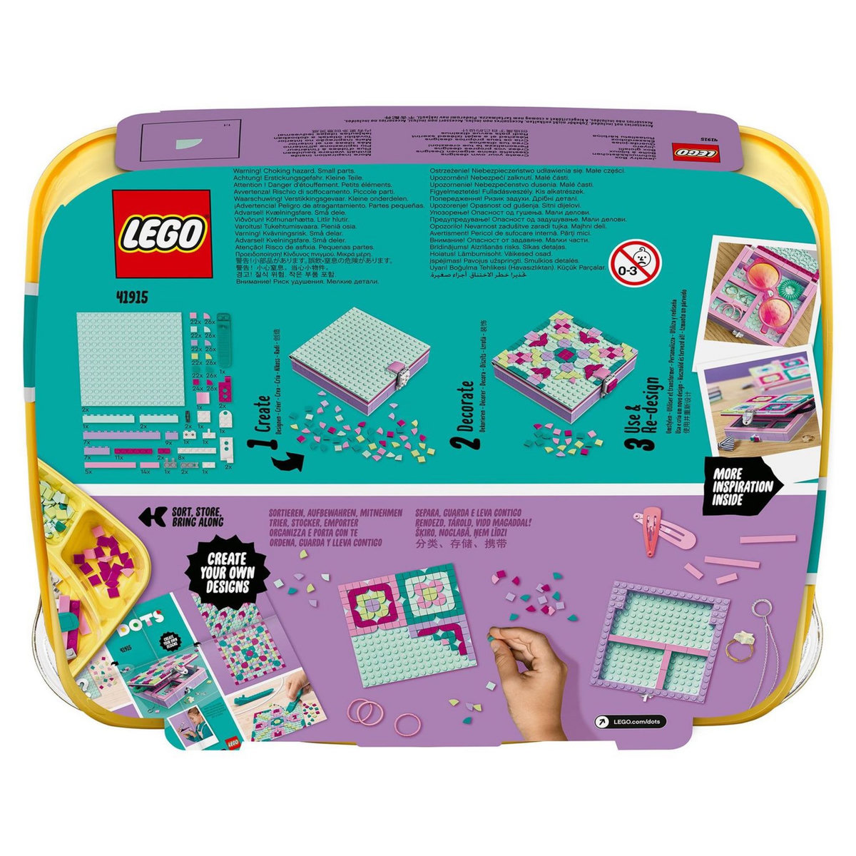 LEGO DOTS 41915 - La boîte à bijoux