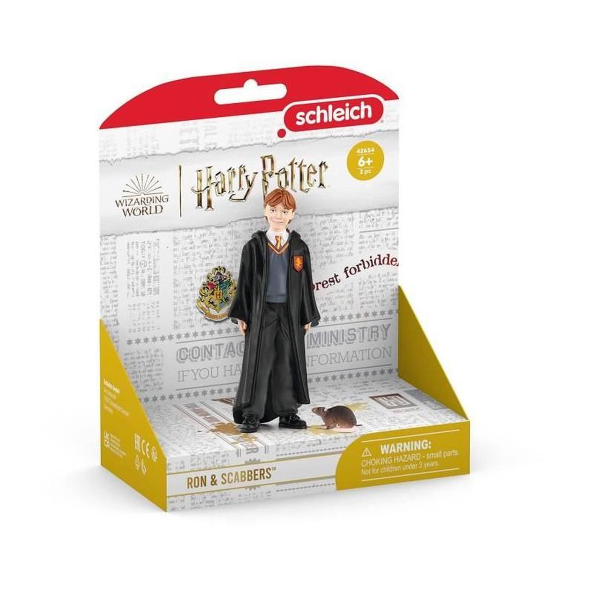 Voir la diapositive 3 : Schleich SCHLEICH - Ron et croûtard - 42634 - Gamme Harry Potter