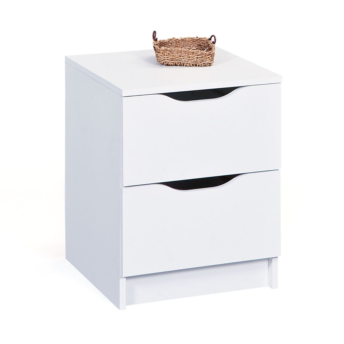 Commode meuble de rangement 2 tiroirs FALONE