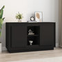 Voir la diapositive 1 : VIDAXL Buffet Noir 102x35x60 cm bois d'ingenierie