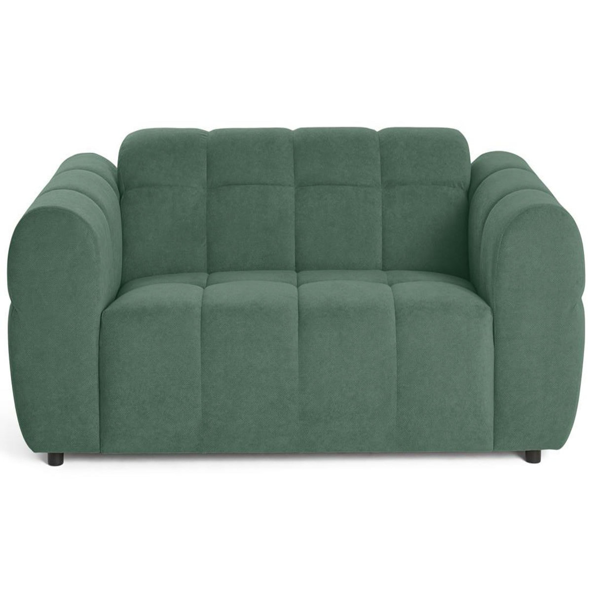 LISA DESIGN Ray - canapé droit 2 places en tissu texturé