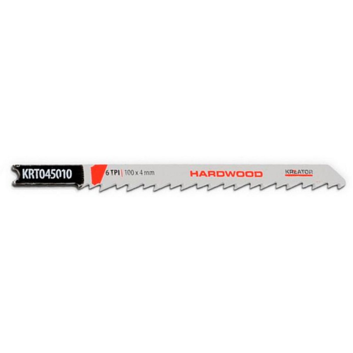 KREATOR Lame de scie sauteuse à bois dur en U (pas 4mm - 100mm) - 2 pièces