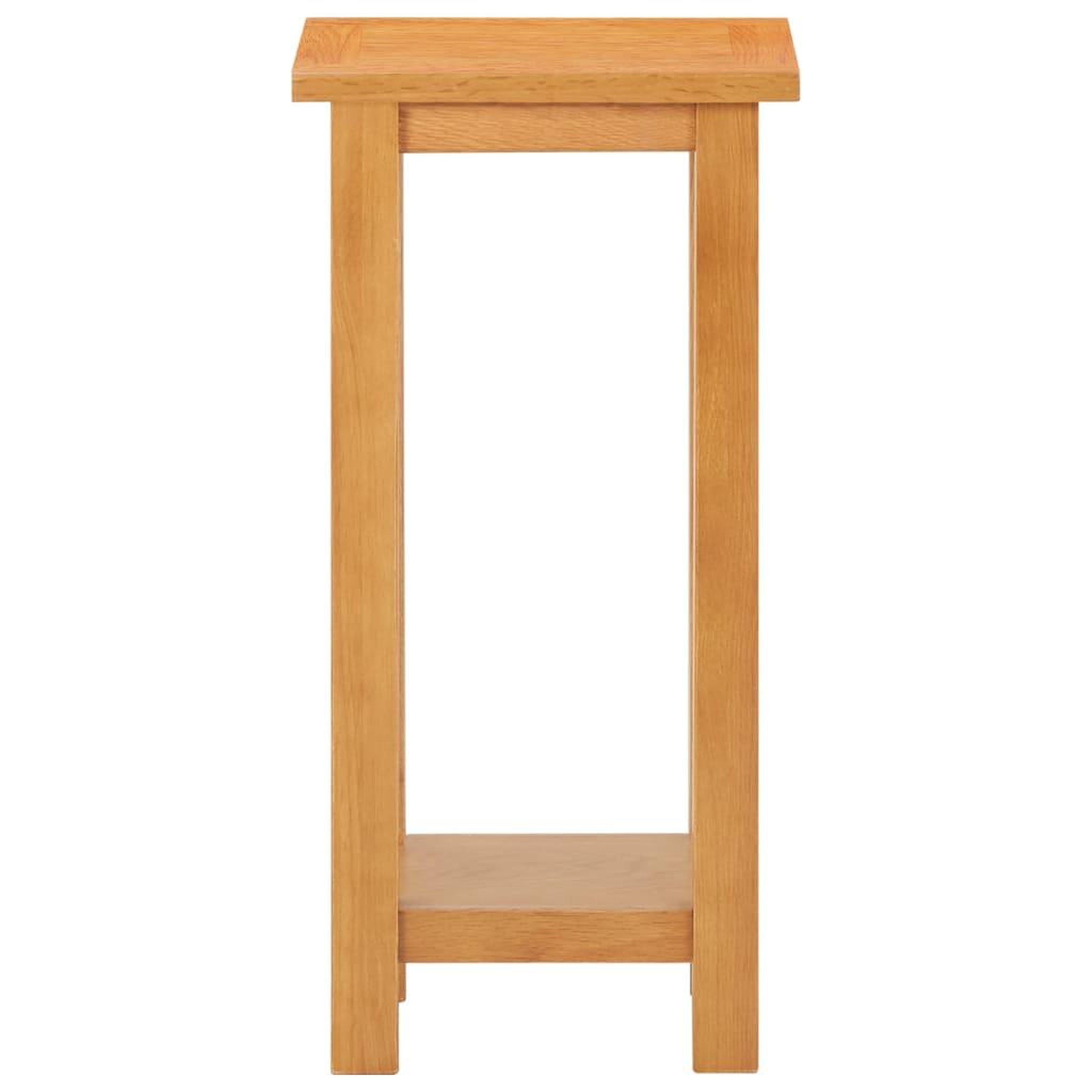 Voir la diapositive 2 : VIDAXL Table d'appoint 27x24x55 cm bois de chene massif