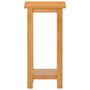 Voir la diapositive 2 : VIDAXL Table d'appoint 27x24x55 cm Bois de chene massif