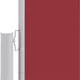 VIDAXL Auvent lateral retractable Rouge 180x1000 cm