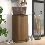 VIDAXL Meuble a chaussures Chene marron 30x35x70 cm Bois d'ingenierie