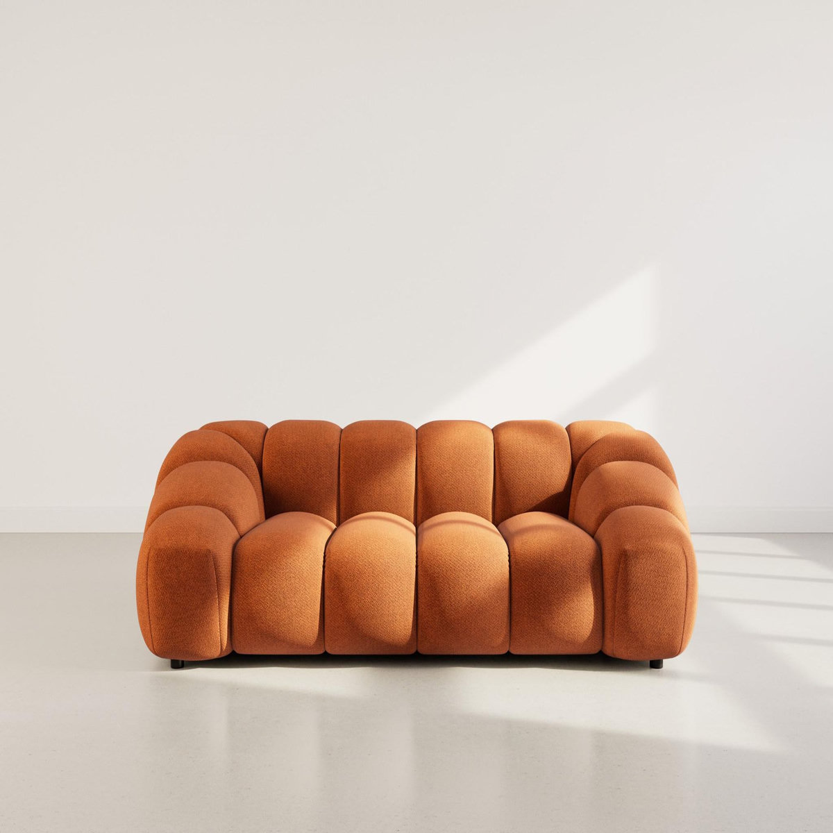 LISA DESIGN Ava - canapé 3 places en velours texturé