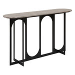 ATMOSPHERA Console design effet marbre TUSCO - Noir