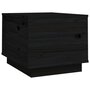 Voir la diapositive 2 : VIDAXL Table basse Noir 40x50x35 cm Bois massif de pin