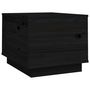 Voir la diapositive 2 : VIDAXL Table basse Noir 40x50x35 cm Bois massif de pin