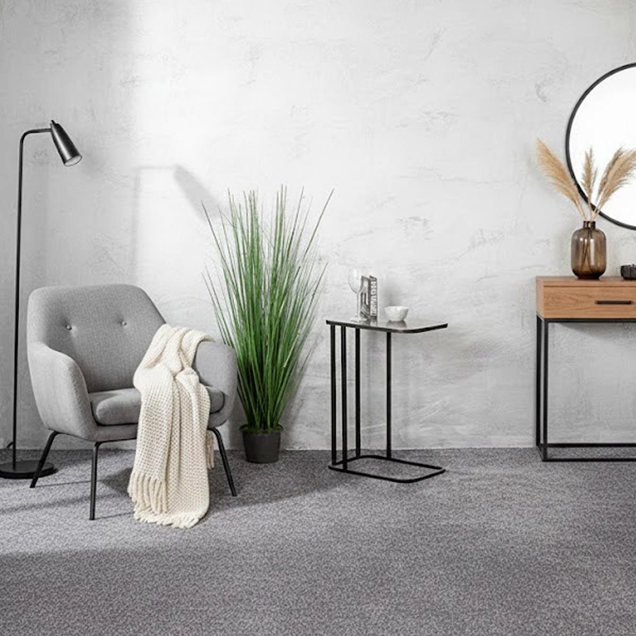 Voir la diapositive 5 : Paris Prix Table d'appoint design  galia  62cm argent & noir